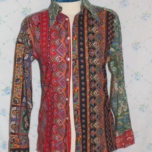 Vintage Chess King Long Sleeve Shirt SMALL